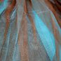 Two-Tone Chocolate & Turquoise Tutu