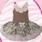 Leopard Pettidress with Petti Flower Neckline (xsmall)