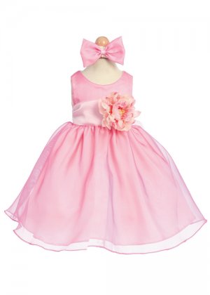 Pink Organza Dress (6months)