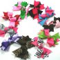 Black & Shocking Pink Boutique Knot Bows