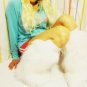 xX Fluffies Xx White UV reactive extra long pile faux fur rave fluffies (fuzzy leg warmers) furry