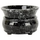 Black Marble Design Tart Warmer