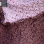 Knit Sweater Children Girls Cowl Neck Brown and Pink Size 12-18 Months