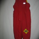Toddler LL Bean Unisex Snowpants, Size 3T, Red and Yellow