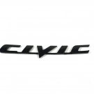 Honda Civic emblem logo decal sign badge 3D waterproof sticker Black New