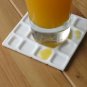 Mosaic Tile Rubber Coaster (White)