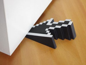 Door Stop Click Stop Rubber (Black)