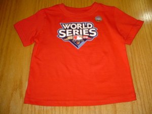 NEW WORLD SERIES PHILLIES RED TSHIRT INFANT BOYS 6/9 MO