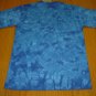 NEW WT COSTA RICA  ZID HOVENGA  BUTTERFLY BLUE TIE DYED T-SHIRT WOMANS S