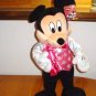 NEW WT HUGE DISNEY MICKEY MOUSE VALENTINE HEART STUFFED ANIMAL