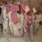 Large Heart Shape Victorian Keepsake / Hat Box - Vintage Style
