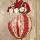 Hand Decorated Victorian Christmas Ornament / Keepsake - Vintage Look - #20