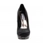 steve madden black crystal heels