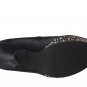 STEVE MADDEN BLACK SATIN W/CRYSTAL BOTTOM SHOES MSRP $129.95 FREE SHIPPING!!!