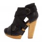 STEVE MADDEN(STEVEN COLLECTION)BLACK LEATHER SHOES MSRP $199.00 FREE SHIPPING!!!