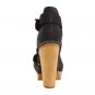 STEVE MADDEN(STEVEN COLLECTION)BLACK LEATHER SHOES MSRP $199.00 FREE SHIPPING!!!