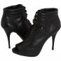 STEVE MADDEN(STEVEN COLLECTION)BLACK LEATHER SHOES MSRP $189.00 FREE SHIPPING!!!