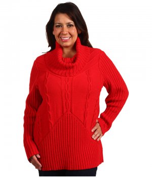 JONES NEW YORK PLUS SIZE RED OR BLACK SWEATER 52% OFF OF MSRP $74.00 FREE SHIPPING WORDWIDE!!