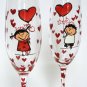 Personalized Champagne glasses This Love is Forever