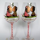 Personalized wedding or anniversary gift Sweet Mouse and Bear