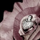 Sterling Silver CZ Pendant Heart