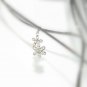 CHILDREN's Sterling Silver Pendant CZ Flowers