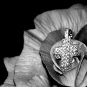 Sterling Silver CZ Pendant 3D Cross
