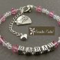 Baptism~First Communion~Confirmation Personalized Name Crystal Bracelet