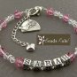 Baptism~First Communion~Confirmation Personalized Name Crystal Bracelet