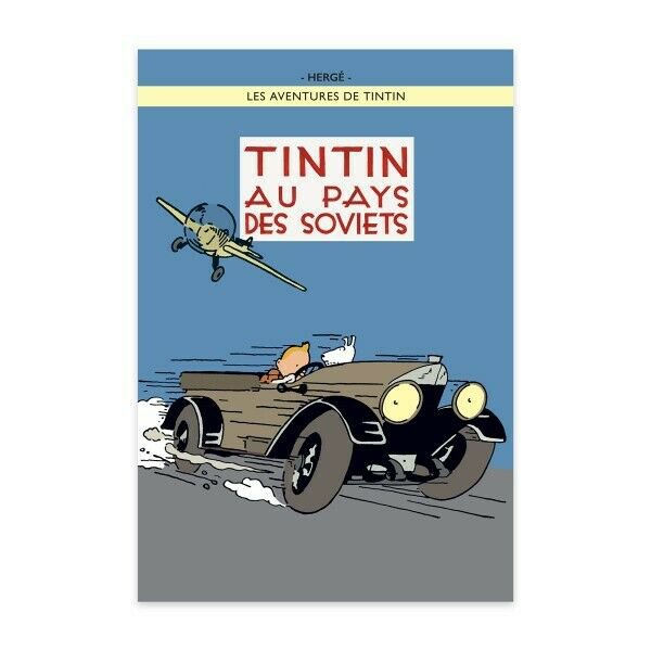 Tintin in the Land of the Soviets Tintin Poster