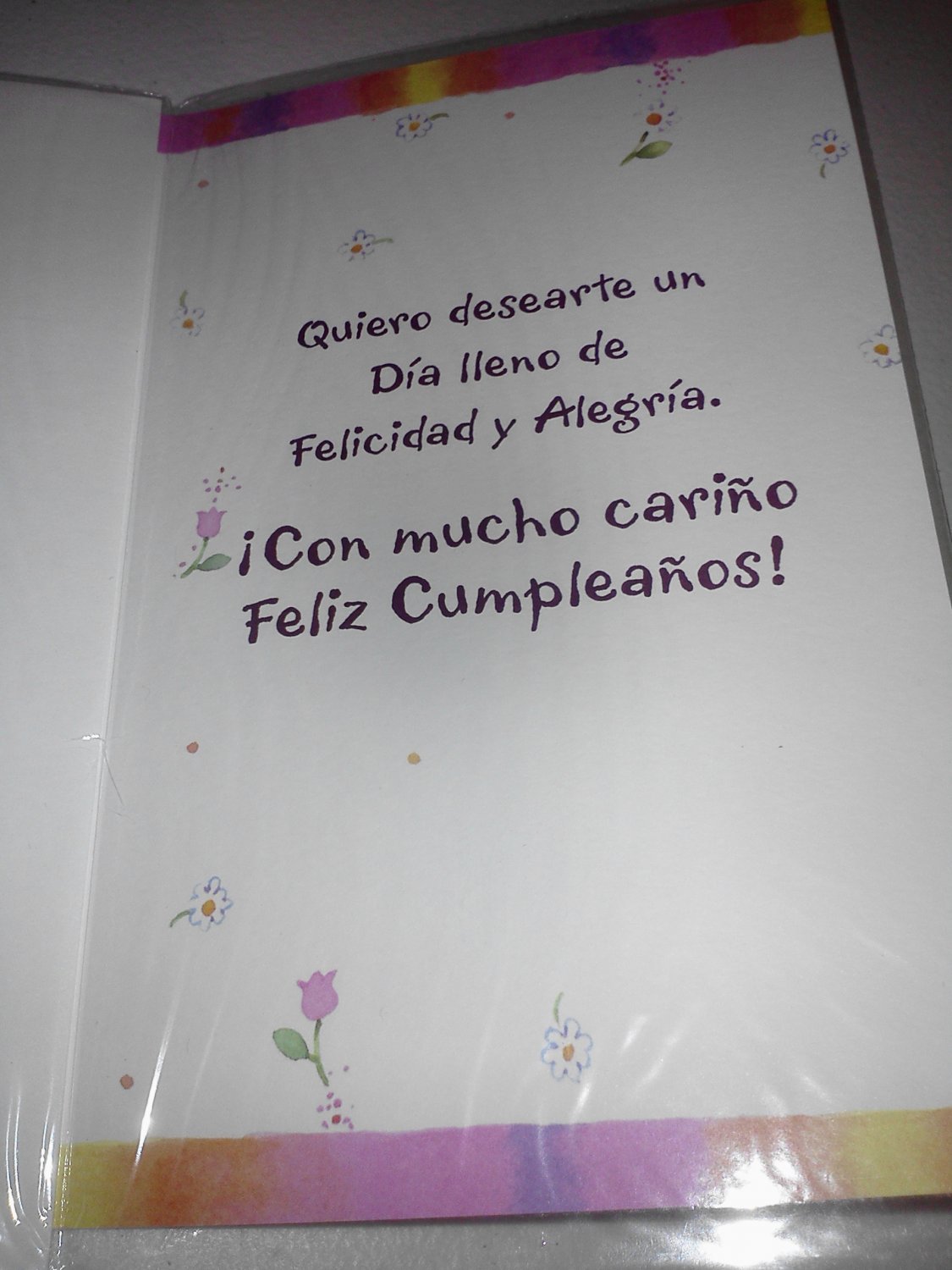 Feliz Cumpleaños Para Una Hija Spanish Greeting Card By Pacific Graphics