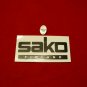 NEW Sako finland Decal/Sticker & Sako 85 Hat Lapel Tie Tac Tack Badge Gun Pin