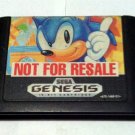 Sonic The Hedgehog Not For Resale NFR - Sega Genesis