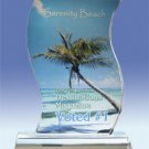 Personalized Photo Crystal Gift - Large S Type w/Base