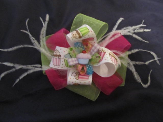 Cupcake Over the Top Bow!
