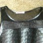 Womens Multi Color Blue Black Sleeveless Sexy Fishnet Dress MEDIUM