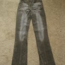 SPOILED GIRL Womens Juniors Faded Distressed Pants Boot Straight Size 1