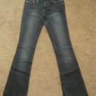 ONE TUFF BABE Womens Juniors Stretch Blue Jeans Straight Boot Pants Size 1 / 2