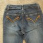 ONE TUFF BABE Womens Juniors Stretch Blue Jeans Straight Boot Pants Size 1 / 2