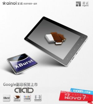 Ainol Novo 7 Paladin - 7 inch Capacitive Screen, Android 4.0 Tablet, Xburst CPU 1GHz