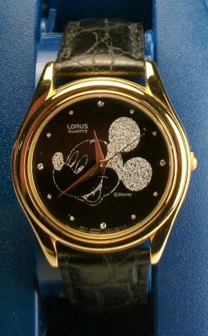Disney Mens Lorus Mickey Mouse Watch! New HTF