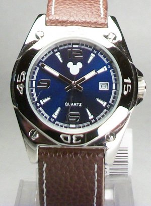 Disney Mens Calendar Mickey Mouse Watch! New