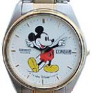 Disney Two-Tone Mens Seiko Mickey Mouse Watch! Brand-new!