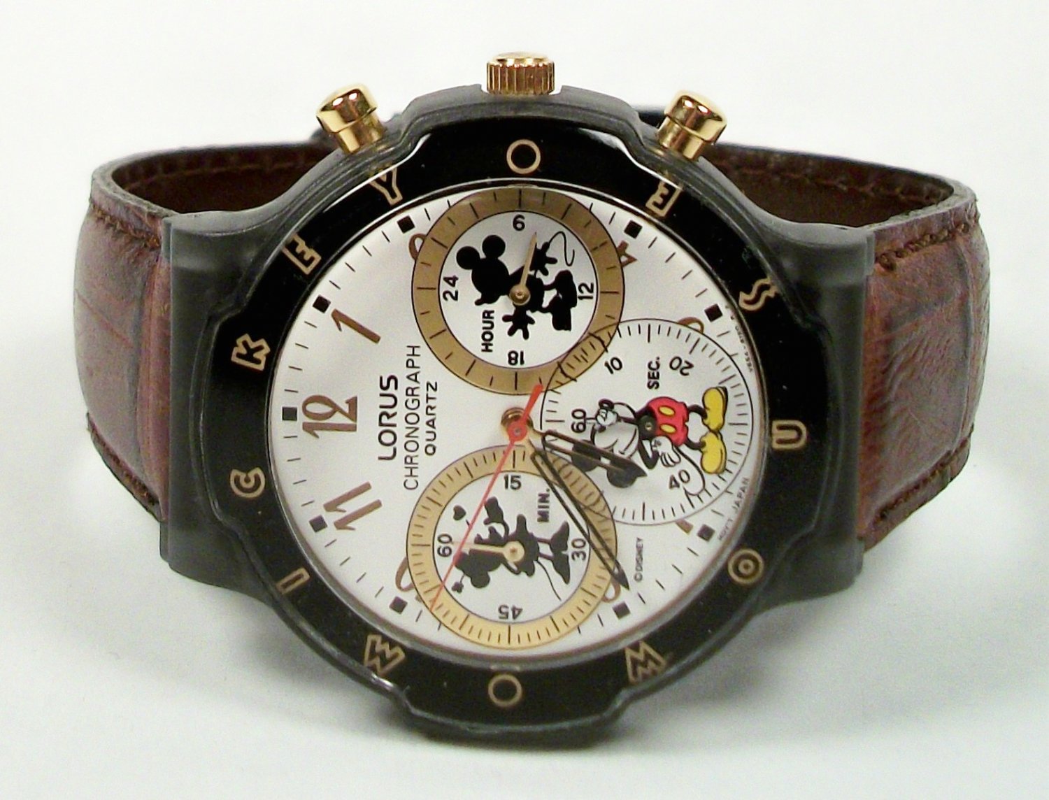 Mickey mouse deals chronograph watch