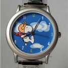 Peanuts Officially Licensed Snoopy Italian Charm Watch! New! Very Rare!