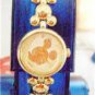 Disney New Lorus Ladies Gold Icon Mickey Mouse Watch! Hard To Find!