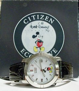 New Disney Eco-Drive Mens Citizen Mickey Mouse Watch! HTF! Gorgeous!
