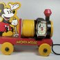 New Disney Limited Edition Fossil Mickey Mouse Watch With train!! COA! HTF! Neat