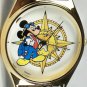 New Disney Rare Explorer Aviator Mickey Mouse Watch! Hard To Find!