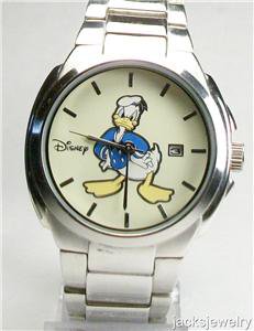 Disney Calendar Mens Donald Duck Watch! New Gorgeous!